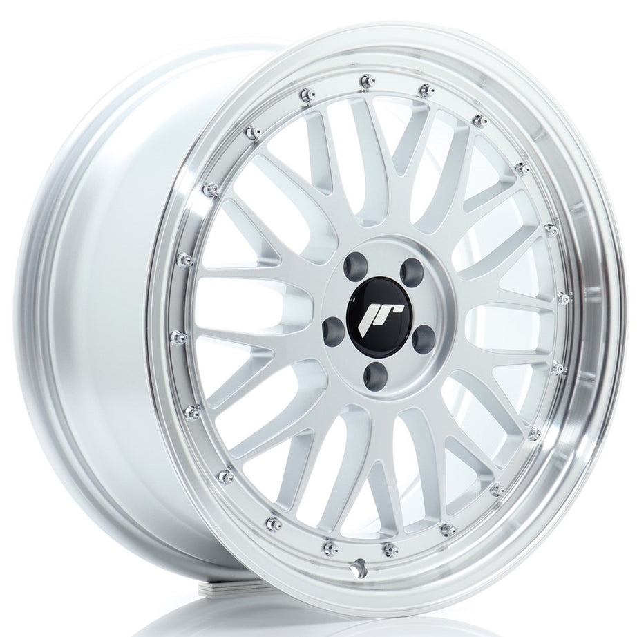 JR Wheels JR23 18x8 ET35 5x100 Hyper Silver w/Machined Lip Rim