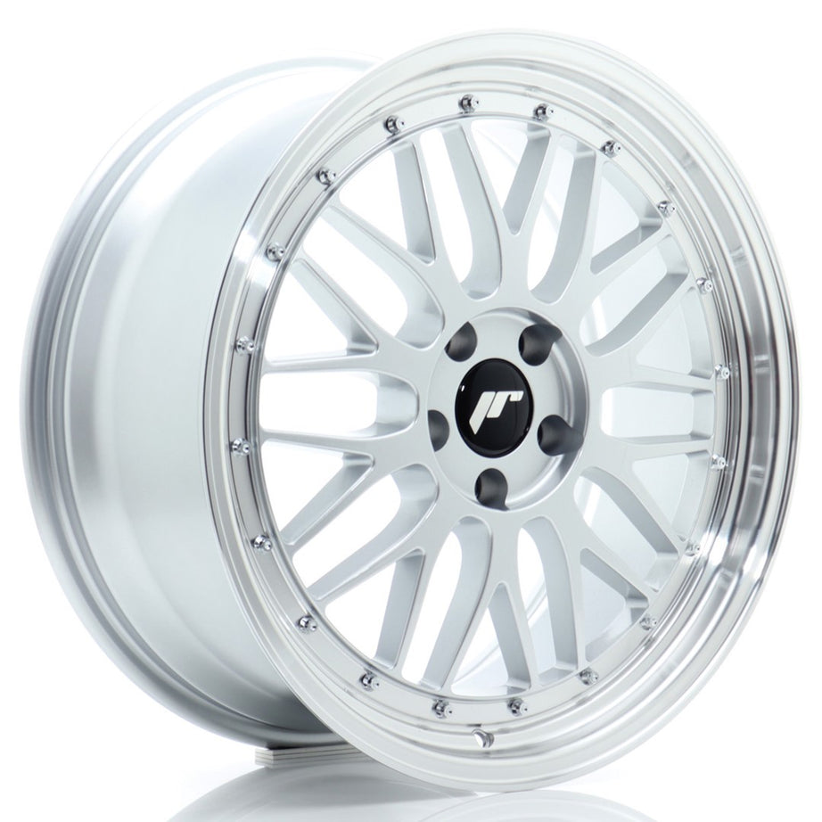 JR Wheels JR23 19x8.5 ET35 5x120 Hyper Silver w/Machined Lip Rim