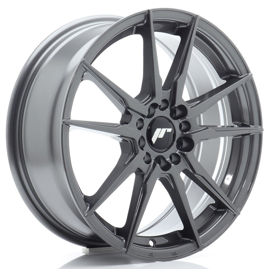 JR Wheels JR21 17x7 ET40 4x100/114 Hyper Gray Rim