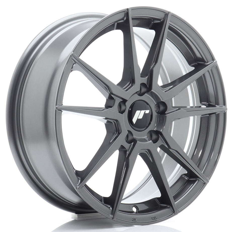 JR Wheels JR21 17x7 ET40 5x100 Hyper Gray Rim