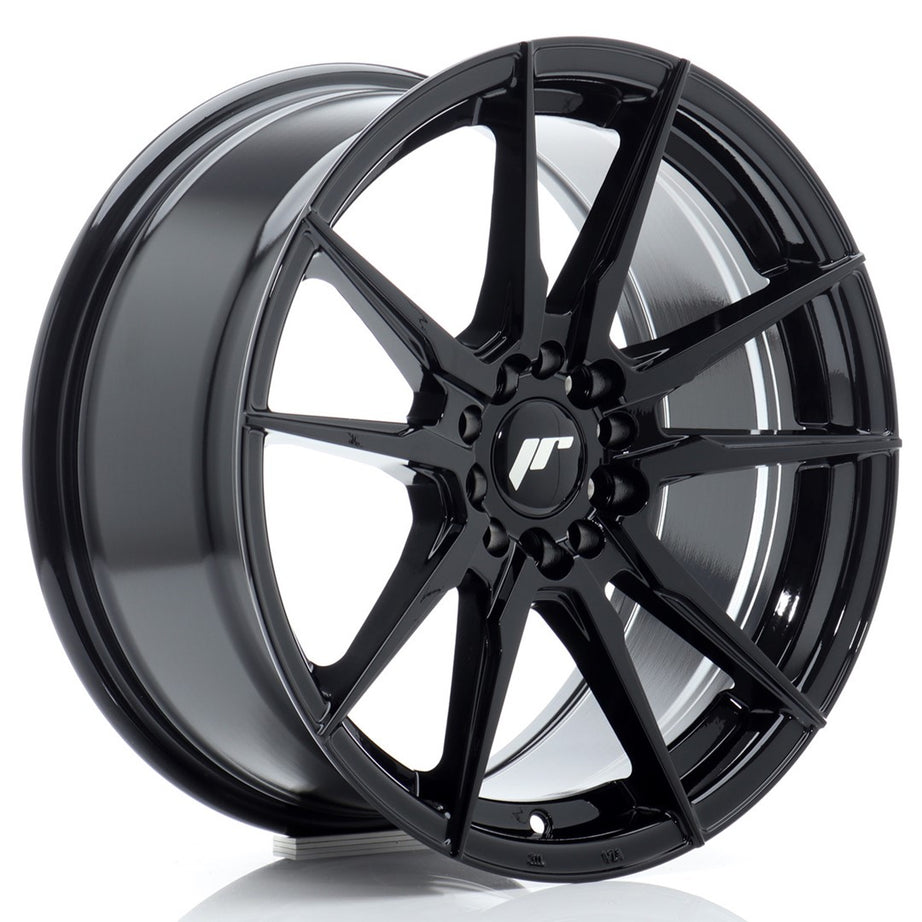 Llanta JR Wheels JR21 17x8 ET35 4x100/114 Negro Brillo