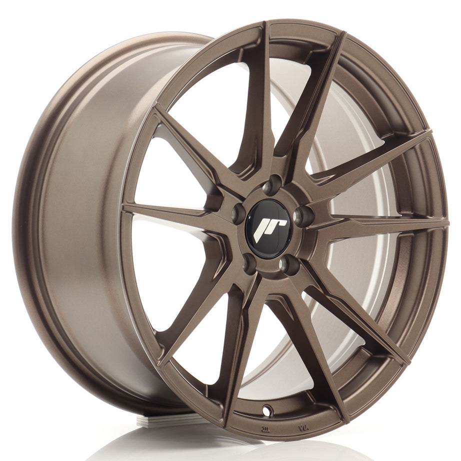 JR Wheels JR21 17x8 ET35 5x100 Matt Bronze Rim