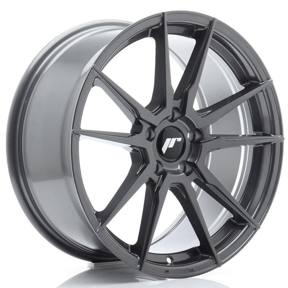 JR Wheels JR21 18x8.5 ET45 5x112 Hyper Gray Rim