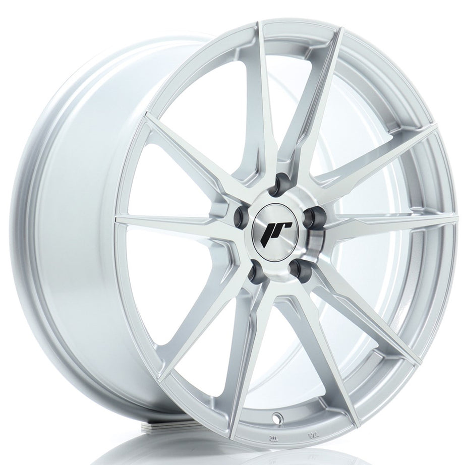 Llanta JR Wheels JR21 18x8.5 ET45 5x112 Plata Mecanizada