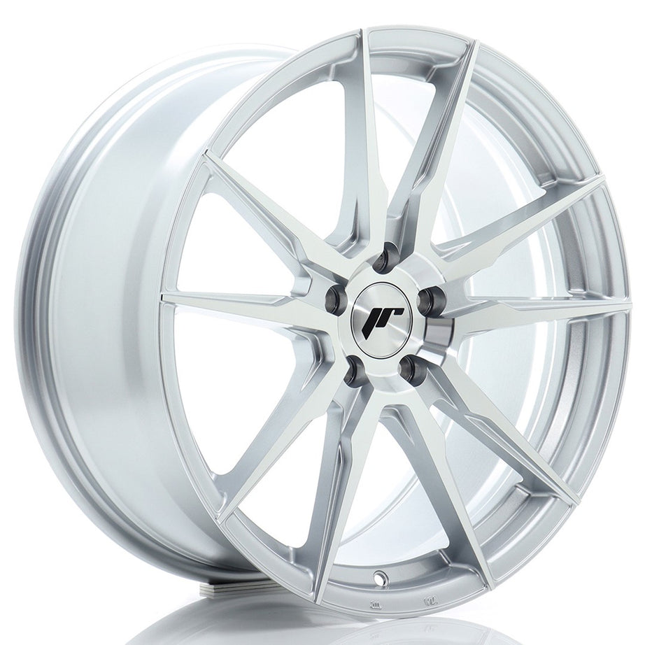 JR Wheels JR21 19x8.5 ET35 5x120 Silver Machined Face Rim