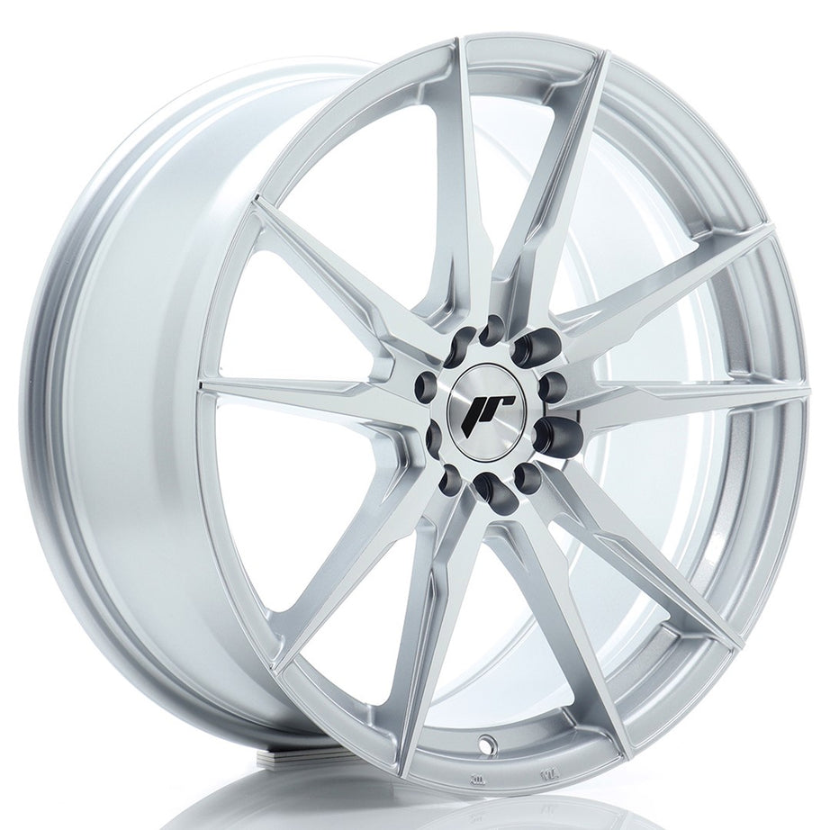 JR Wheels JR21 19x8.5 ET45 5x112/114 Silver Machined Face Rim