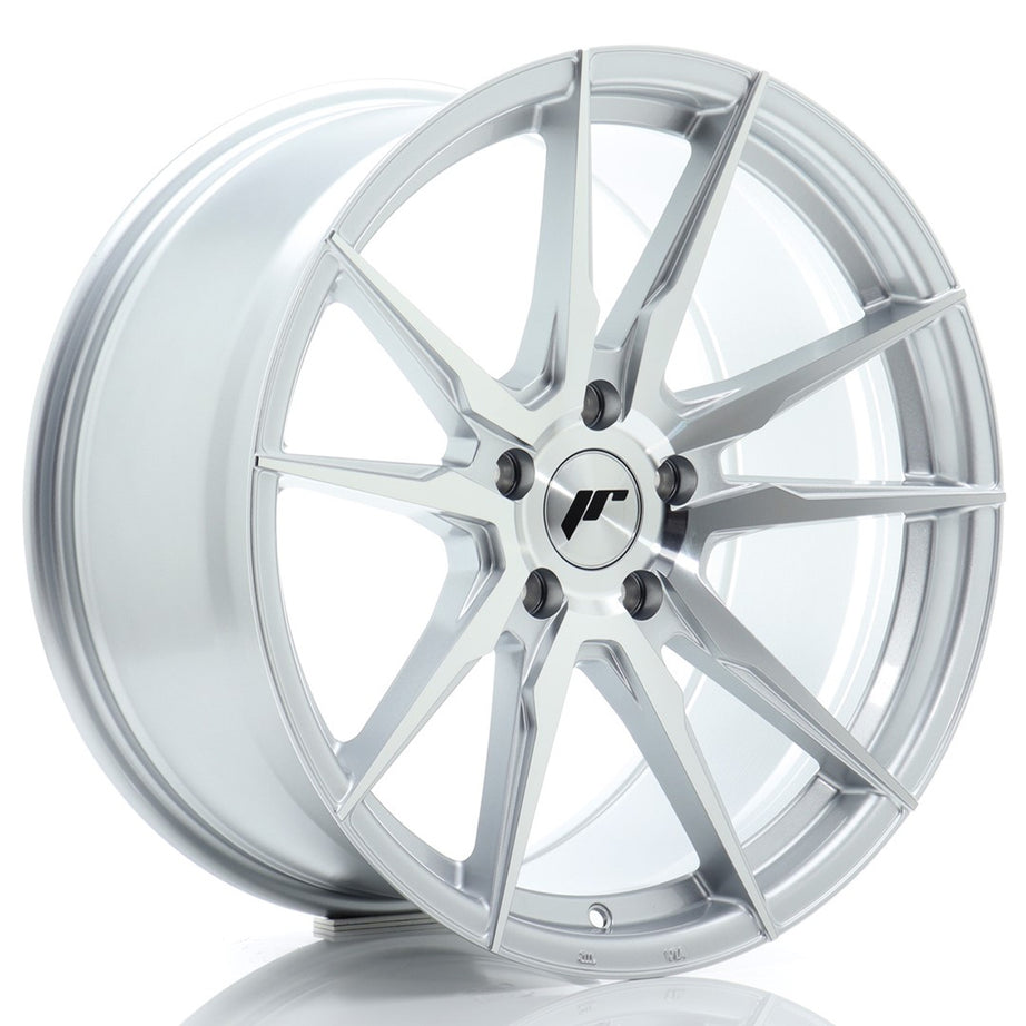 Llanta JR Wheels JR21 19x9.5 ET41 5x120 Cara Mecanizada Plata