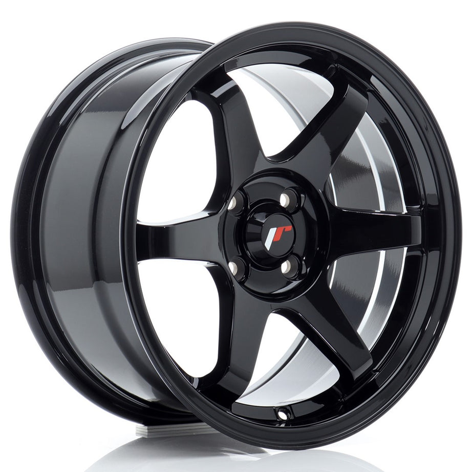 Jante JR Wheels JR3 16x8 ET25 4x100 Gloss Black