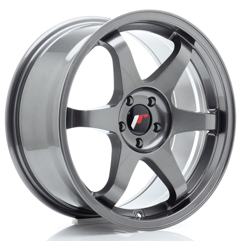 JR Wheels JR3 17x8 ET35 5x100 Gun Metal Rim