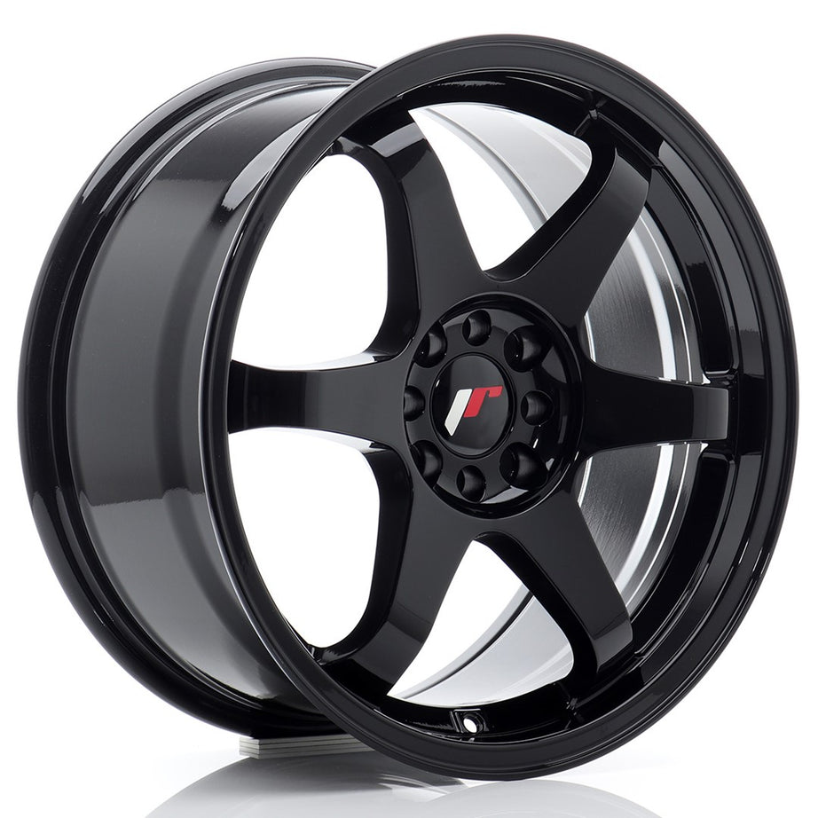 Llanta JR Wheels JR3 17x8 ET25 4x100/108 Negro Brillo