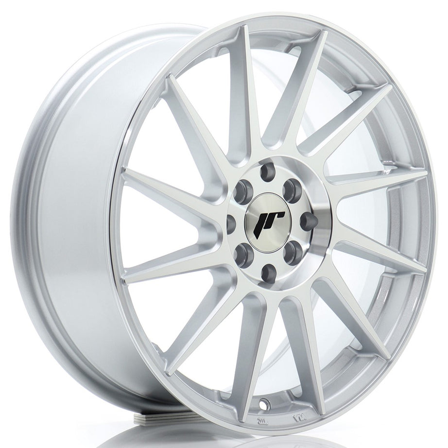 JR Wheels JR22 17x7 ET40 5x100/114 Silver Machined Face Rim