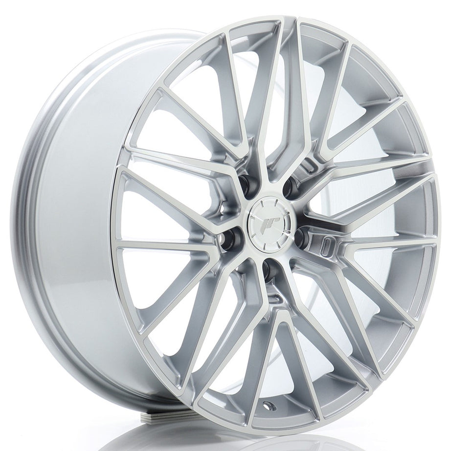 JR Wheels JR38 18x8 ET42 5x112 Silver Machined Face Rim