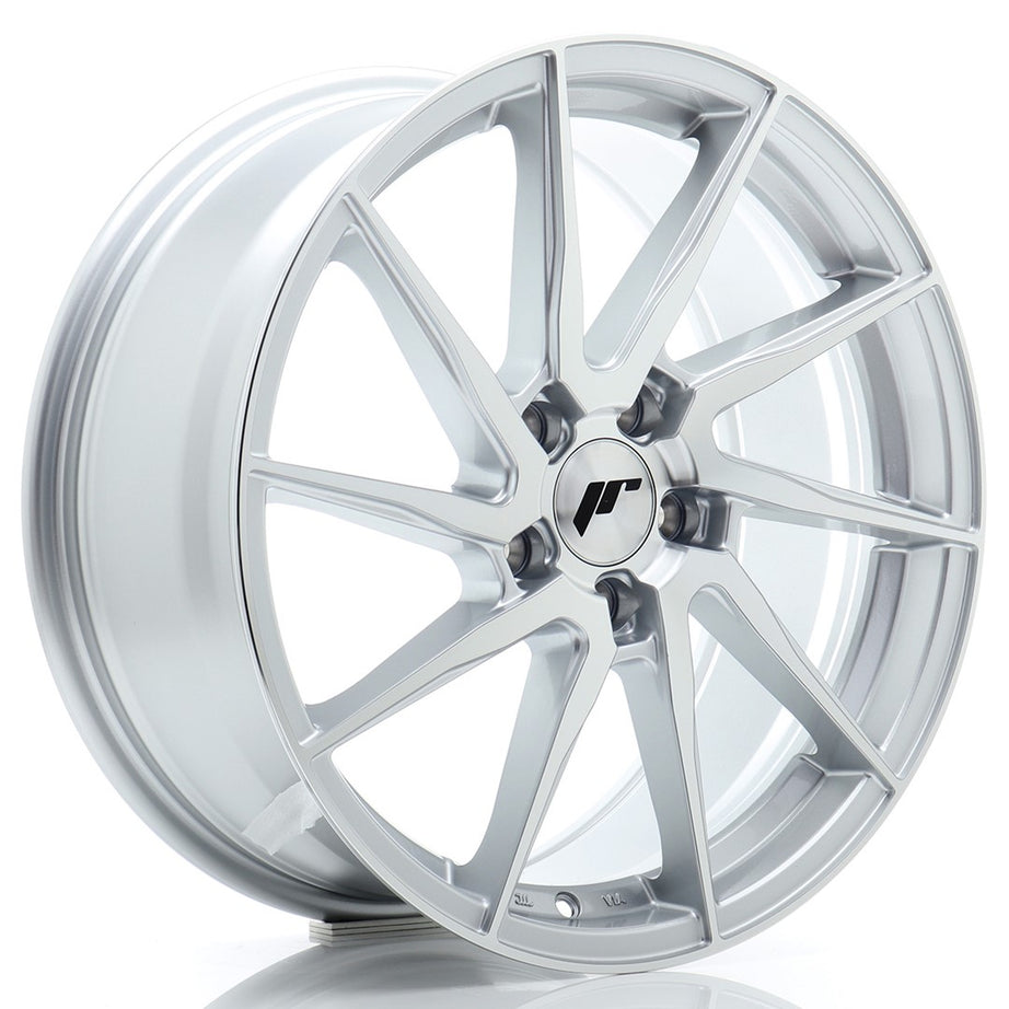 JR Wheels JR36 18x8 ET45 5x112 Silver Machined Face Rim