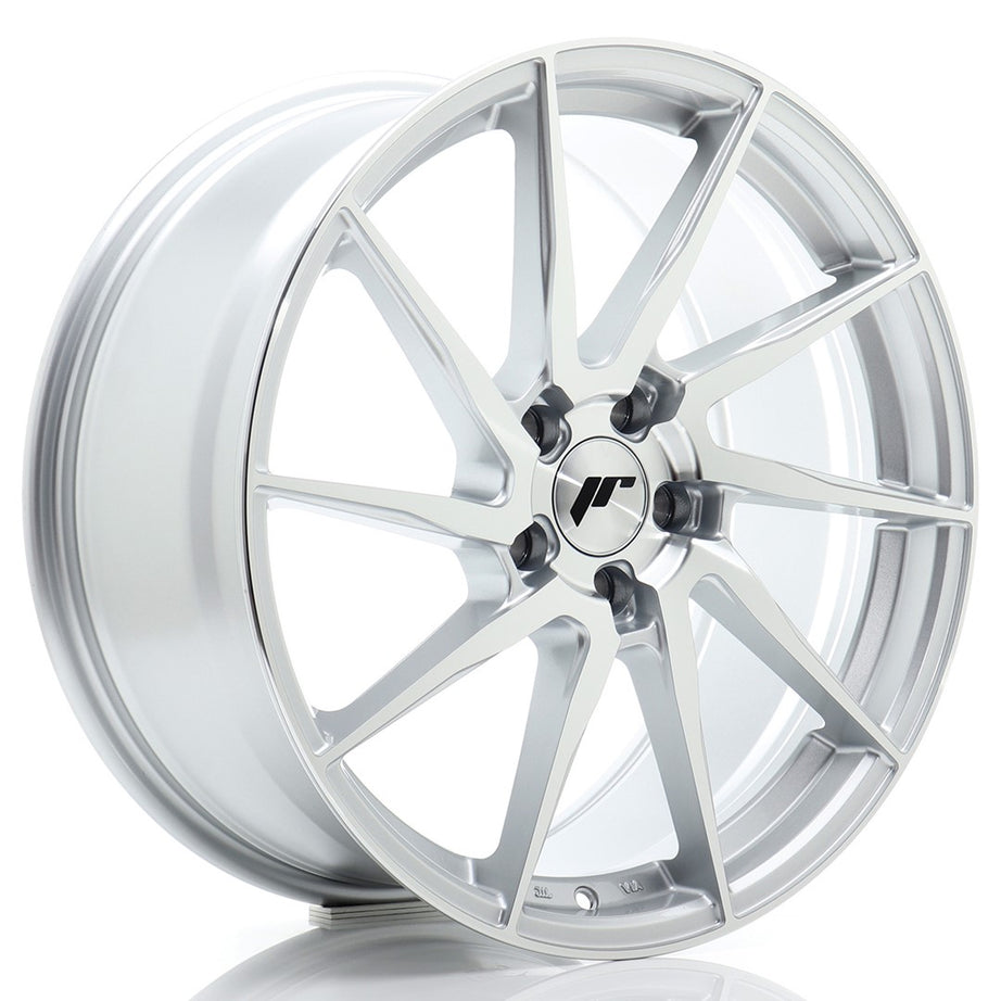 JR Wheels JR36 19x8.5 ET45 5x112 Silver Machined Face Rim