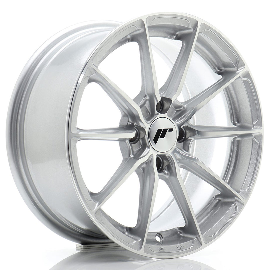 Jante JR Wheels JR37 15x7 ET38 4x100 Silver Machined Face