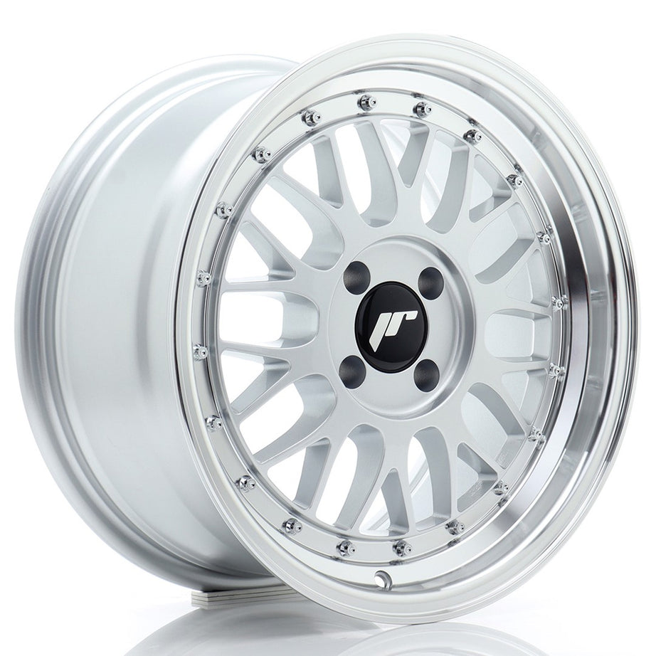 Jante JR Wheels JR23 16x8 ET20 4x100 Hyper Silver w/Machined Lip