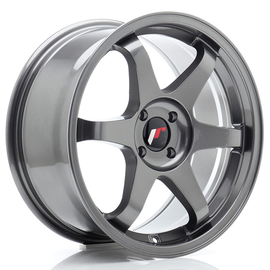 JR Wheels JR3 17x8 ET35 4x100 Llanta Gun Metal