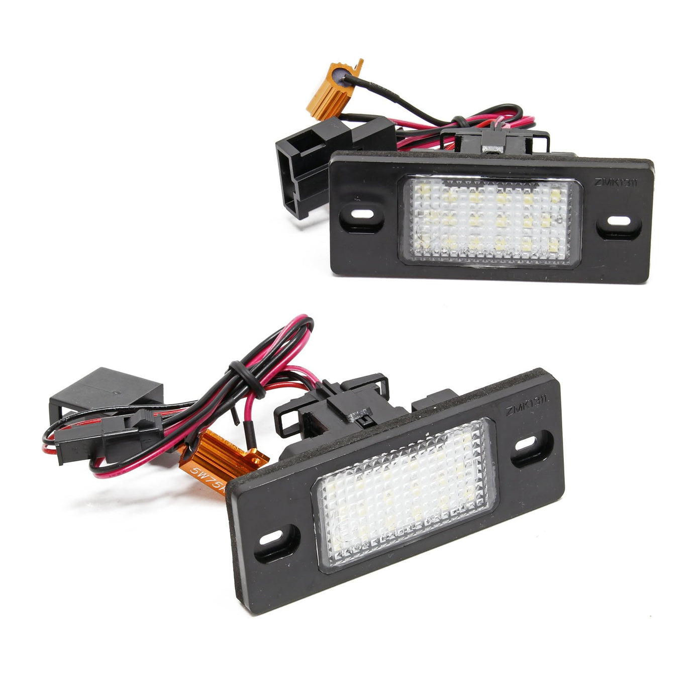 KIT 2x LED License Plate Lights for VW Touareg Tiguan Opel