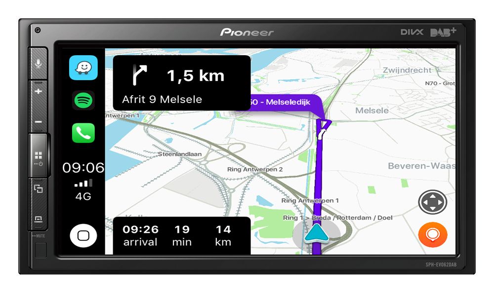 2 DIN car radio Pioneer SPH-EVO62DAB