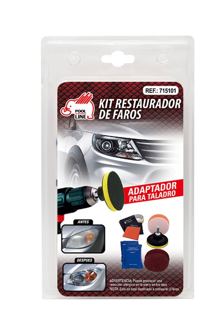 KIT RENOVAÇÃO E REPARAÇÃO DE FARÓIS POOL LINE