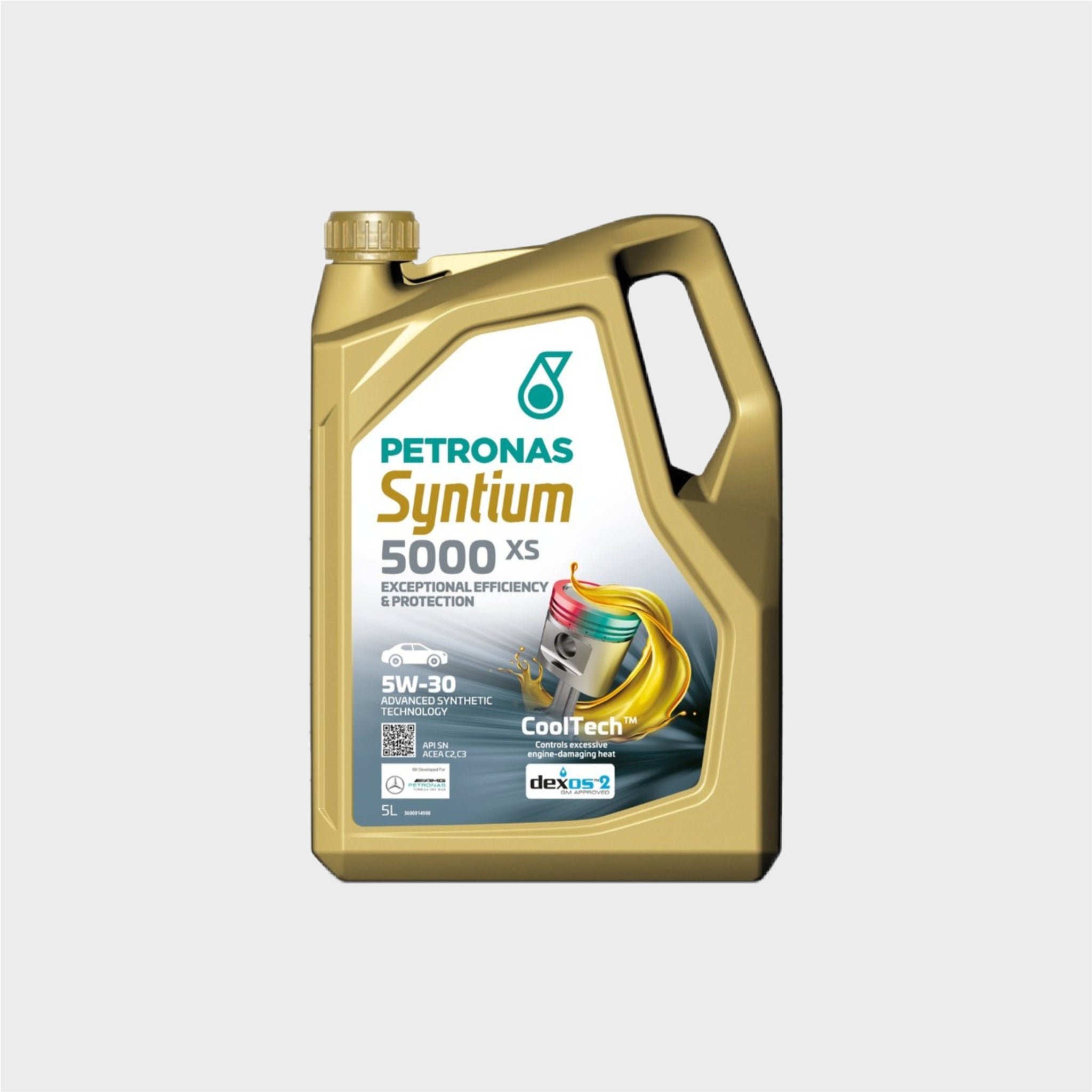 Óleo Petronas SYNTIUM 5000 XS 5w30 SN 5L