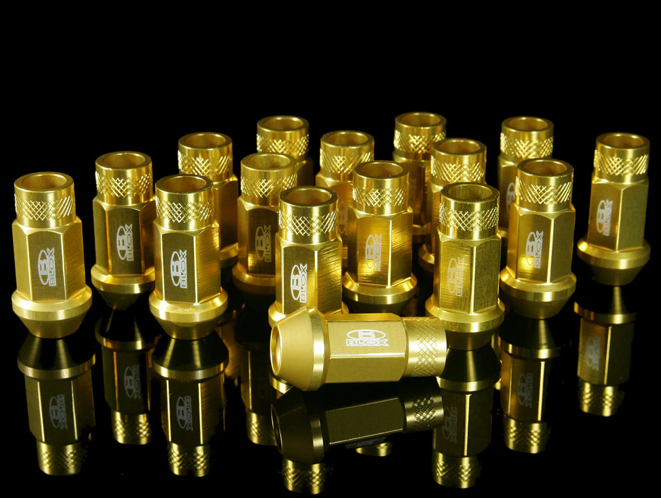 Blox Lug Nuts Forged M12x1.5 Golden