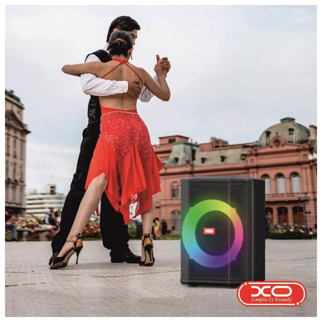 Coluna Amplificada XO | 40W Máximos | USB / MicroSD / LED RGB / Bluetooth / TWS / FM / AUX