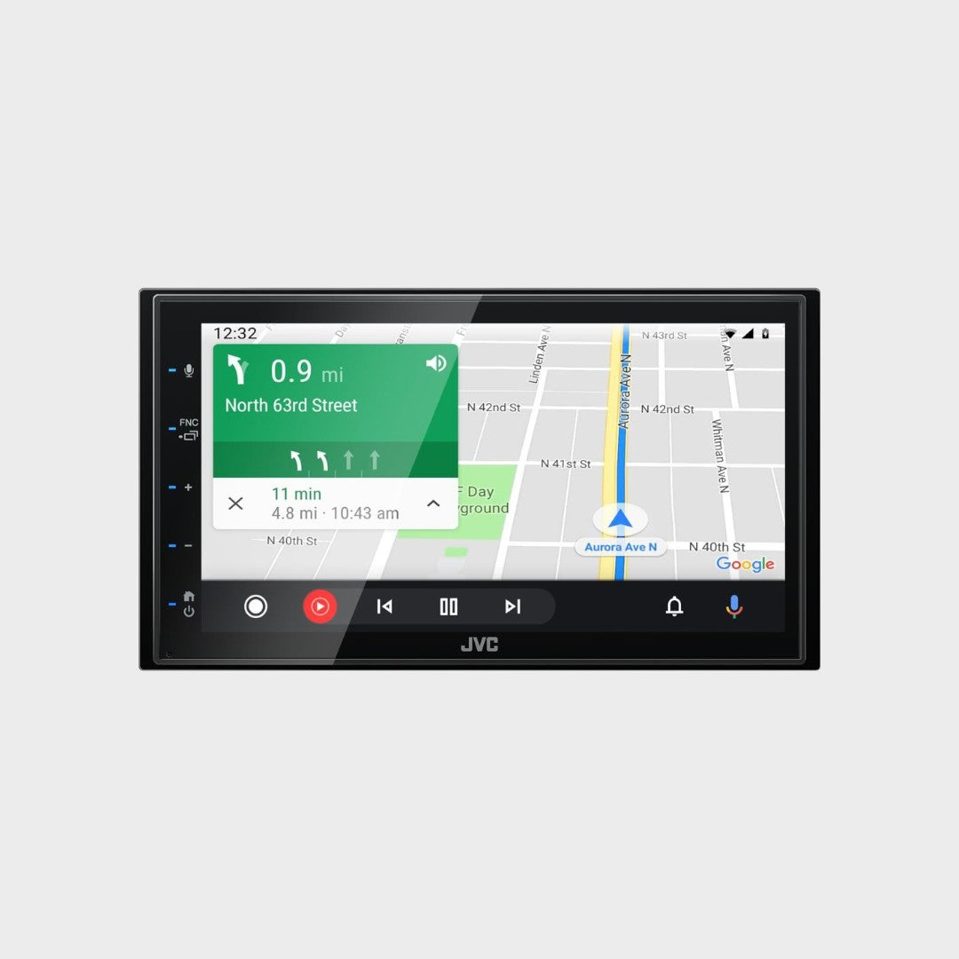 Autorrádio 2 DIN JVC KW-M560BT Ecrã Tátil 6.8" | Compatível com Apple CarPlay® e Android Auto™