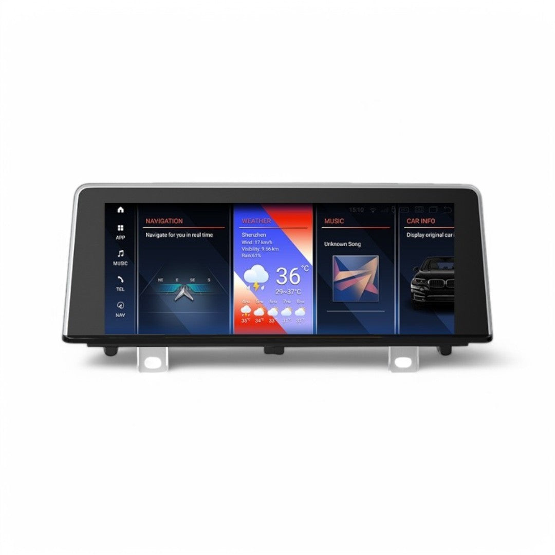 Android Monitor 10.25" BMW NBT Serie 3 4 F30 F31 CarPlay Android Auto