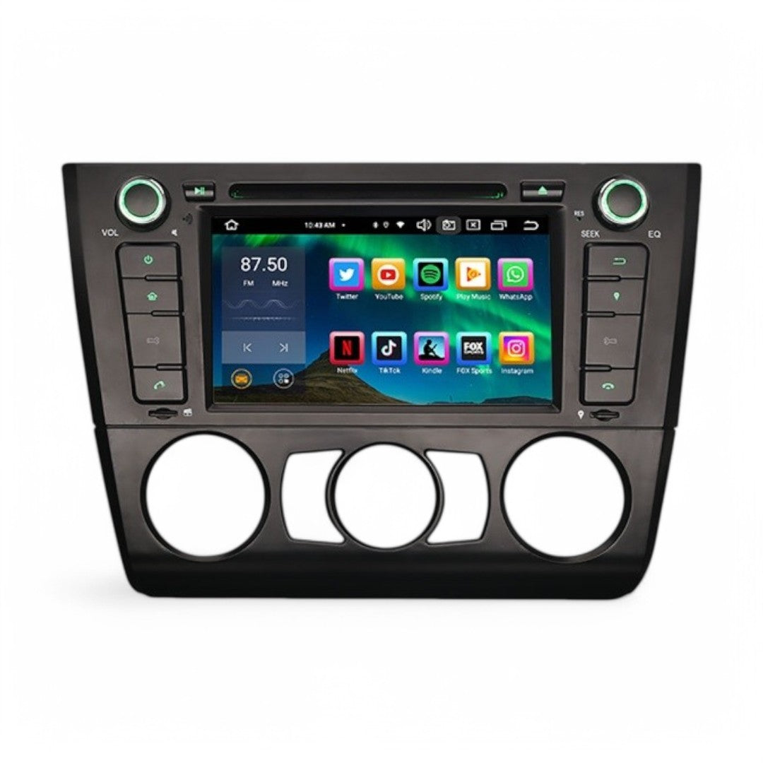 Radio CarPlay Android Auto Bluetooth USB BMW Serie 1 E81 E82 E87 E88
