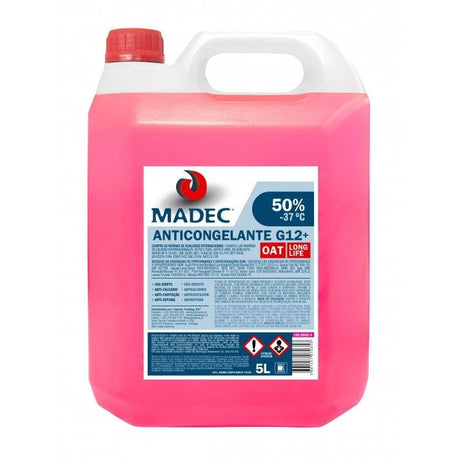 Antigel Madec 50% -37ºC LL G12+ VW 5L – Rose