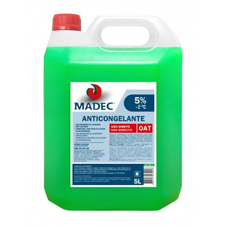 Madec Antifreeze 5% -2ºC 5L Green – Direct Use