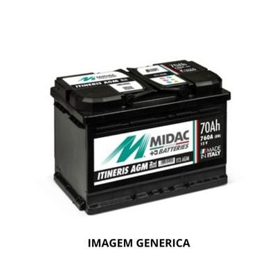 Batería MIDAC 150MCS 150Ah 1000A 510 x 175 x 225 +Izquierda