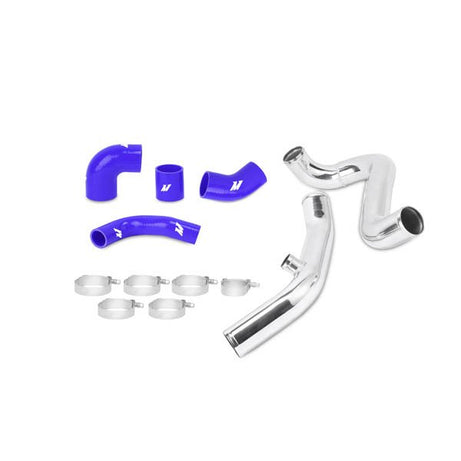 Mitsubishi Lancer Evolution VII/VIII/IX Upper Intercooler Pipe Kit, 2001-2007, Blue Hoses