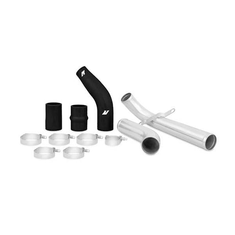 Mitsubishi Lancer Evolution X Upper Intercooler Pipe Kit, 2008-2015, Black Hoses