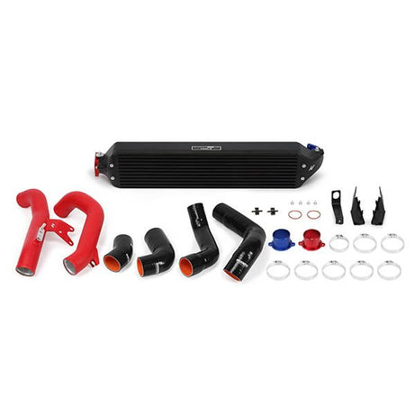 Honda Civic 1.5T Intercooler Kit, 16-21, Blk w/ Rd Pipes