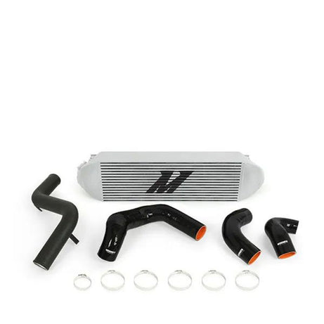 Ford Focus ST Intercooler Kit, 2013-2018, Silver w/ Wrinkle Black Pipes