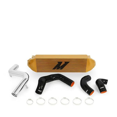 Ford Focus ST Intercooler Kit, 2013-2018, Gold w/ Polished Pipes