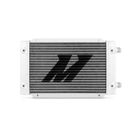 Universal 19 Row Dual Pass Oil Cooler, Silver