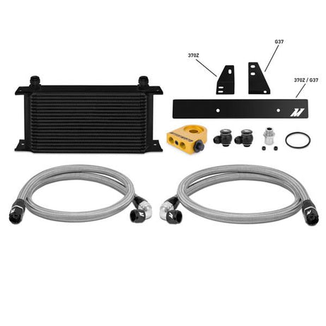 Nissan 370Z Thermostatic Oil Cooler Kit, 2009+, Black