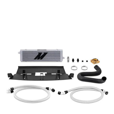 18+ Ford Mustang GT Oil Cooler Kit, Silver, Thermostatic