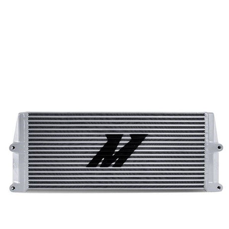 Heavy-Duty Oil Cooler, 17", Same-Side Outlets, Silver