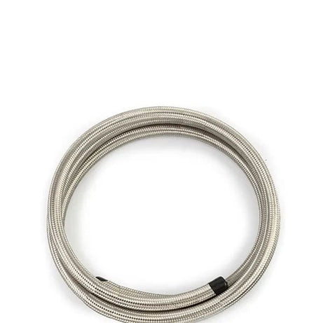 Braided -6AN 10Ft. Hose, Stainless