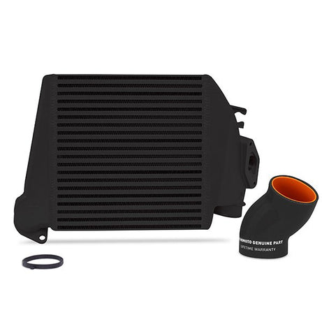 Kit de intercooler de montaje superior Subaru WRX, 2008-2014, negro con manguera negra