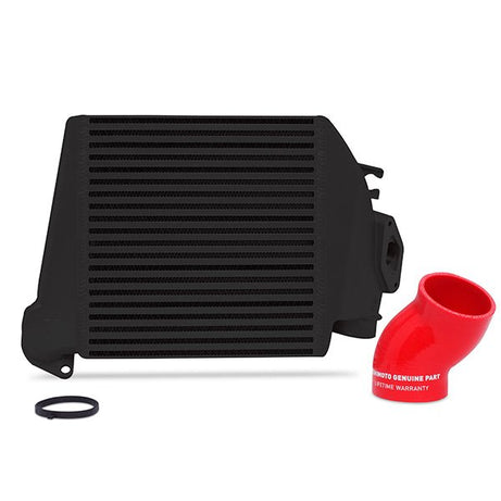 Subaru WRX Kit de intercooler de montaje superior, 2008-2014, negro con manguera roja