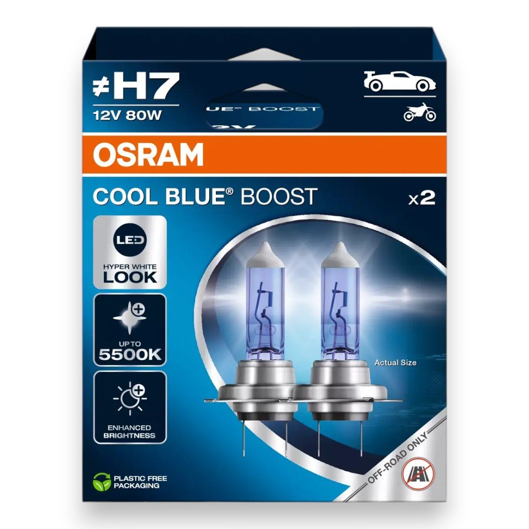 Lâmpadas Osram Cool Blue Boost H7 80W 5000K