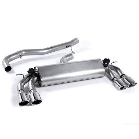 Rear Exhaust System NON Valved (Cat-back) (inc. Valve delete plugs) / Golf 7R