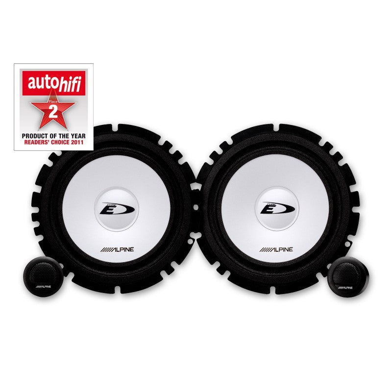 Alpine SXE-1750S - Sistema de colunas 2 vias separadas 6.5" (16.5cm)