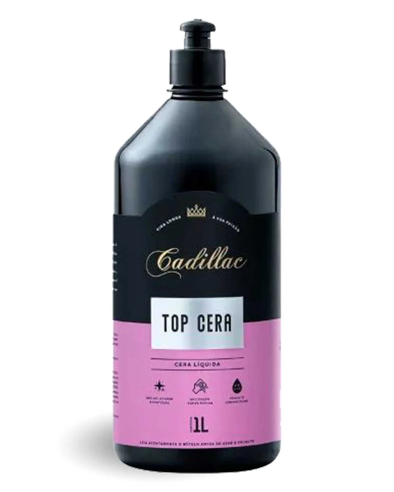 Top Cera Cadillac 1L – Brilho e Proteção Instantâneos
