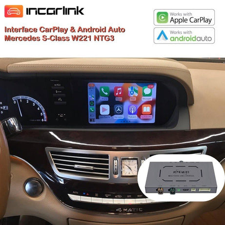 CarPlay Android Auto Mirrorlink Camara Mercedes NTG3 Classe S CL W221